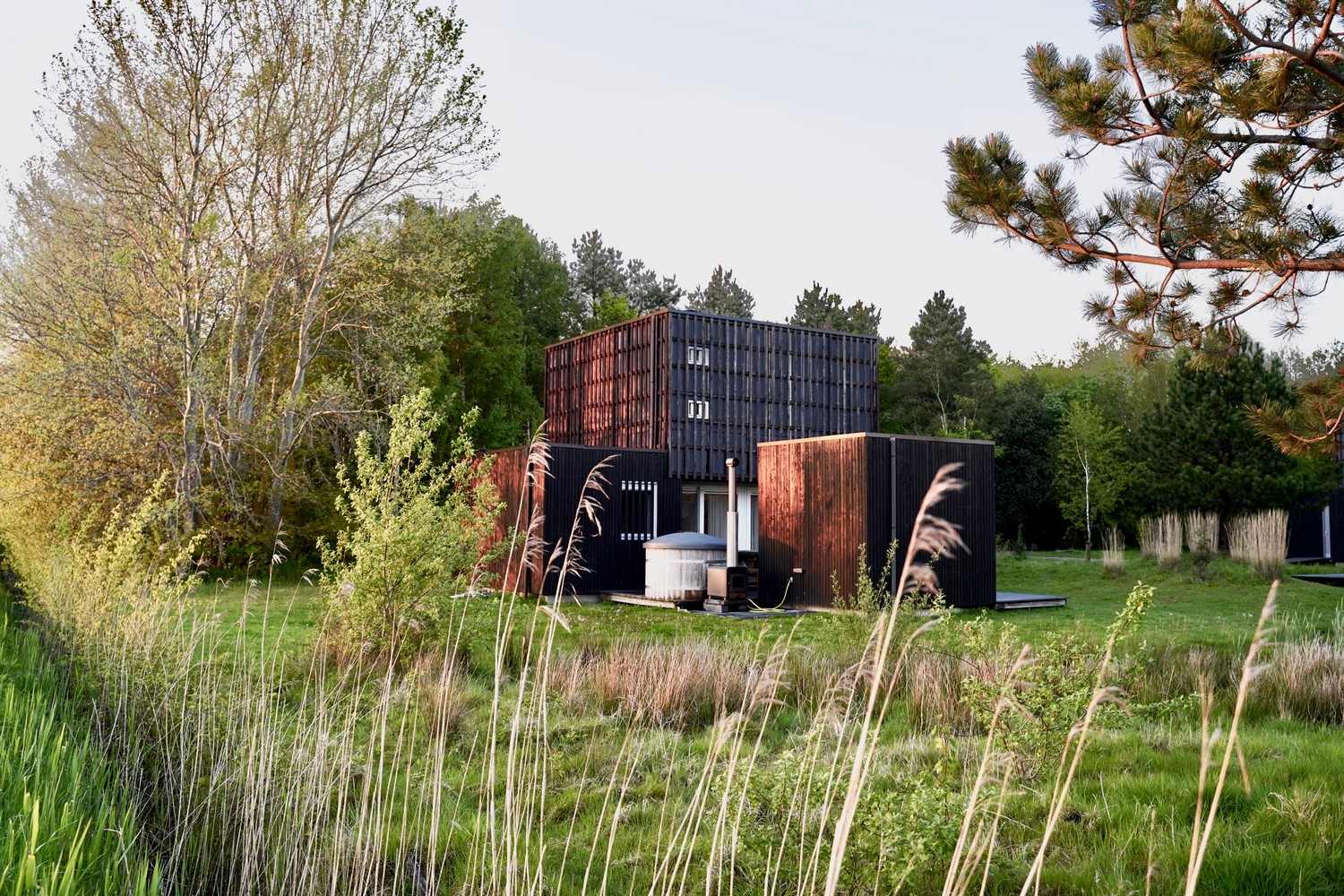 Vakantiehuisje met hottub midden in de natuur