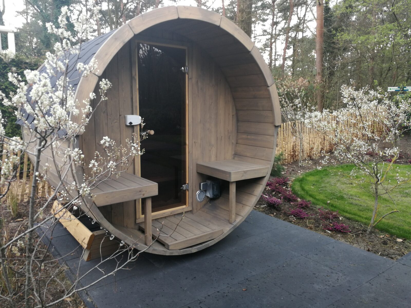 Natuurlodge met privé hottub en sauna