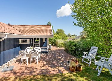 Danish holiday home with covered terrace