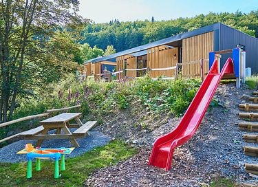 Logement de vacances adapté aux enfants avec terrasse