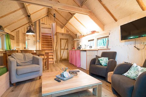 Unique wooden forest cabin with a sauna - 2