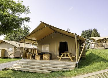 Tente glamping de luxe (7p) dans les Ardennes