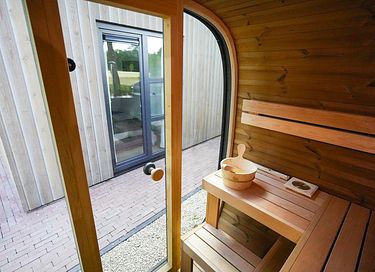 Lodge mit Sauna direkt am Wasser - 19