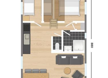 Einzigartiges Glamping-Ferienhaus für 6 Pers - 15