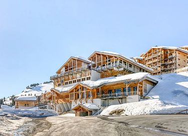Appartement avec vue sur les montagnes dans les Alpes
