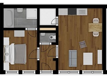  Luxe 2-persoonsappartement met sauna - 11