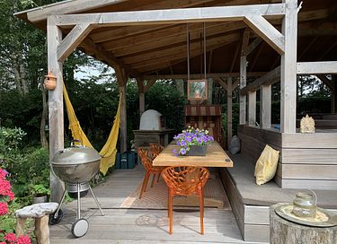 Romantische Yurt met hottub - 28
