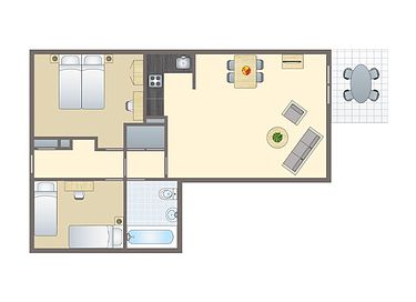 Appartement pour 4 personnes en Zélande - 11
