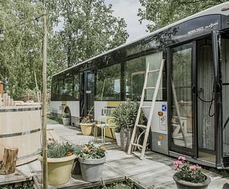Un pernottamento speciale in un autobus ristrutturato