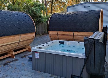 Nuitée en forêt avec sauna et jacuzzi