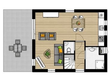 Gezellige vakantiewoning (4p) in het bos - 9