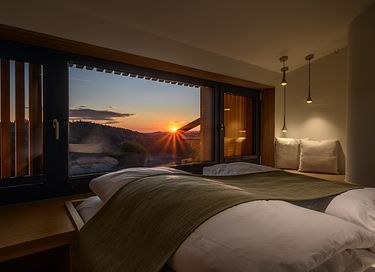 Luxury suite with a romantic outdoor tub