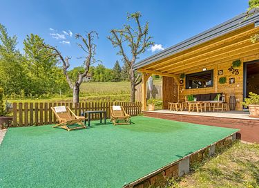 Wooden holiday home located on the space - 27