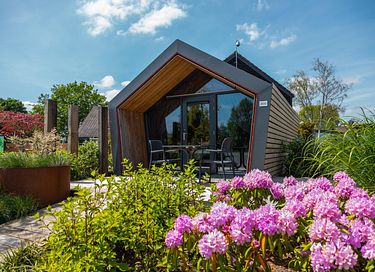 Tiny house aan een meer in Overijssel - 12