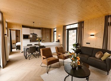 Luxuriöse Lodge für 4 Personen mit 2 Badezimmern und Spa - 5
