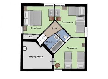 Design bungalow (8p) in bosrijke omgeving - 13
