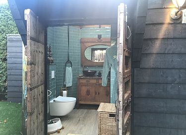 Romantische Yurt met hottub - 13