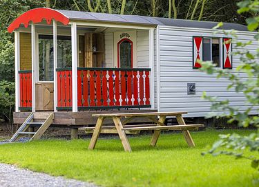 Stoere pipowagen op een gezellige camping - 1