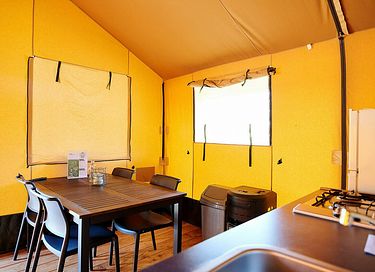 Luxe safaritent aan het water voor 6 personen - 7