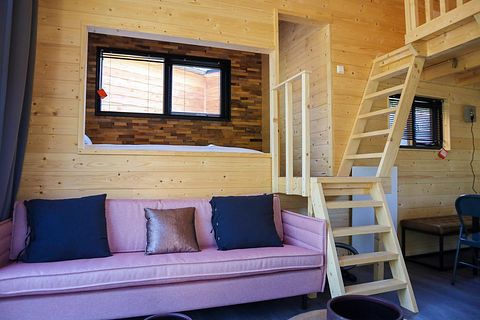tiny house avec terrasse et foyer - 3