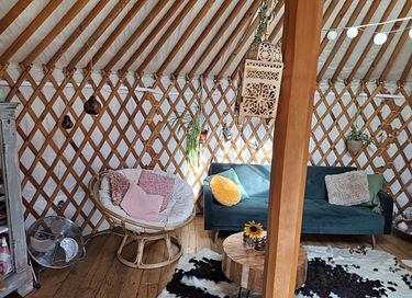 Overnachten in romantische yurt  - 7