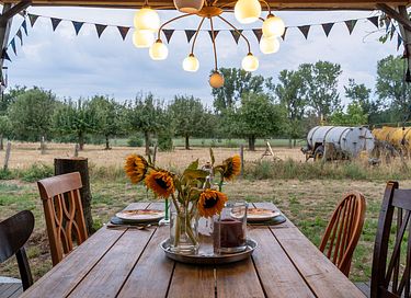 Overnachten in romantische yurt  - 10