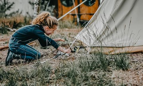 Festival-achtige sfeer op een pop-up camping - 4