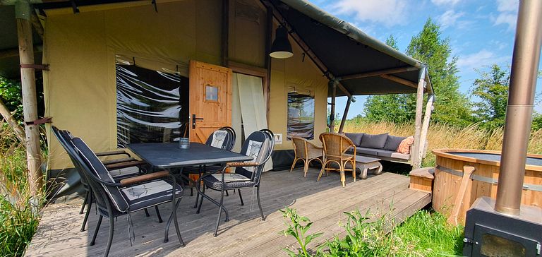 Glampingtelt i Groningen med hottub - 1