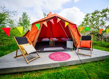 Stoere glampingtent - 2 tot 4 personen - 3