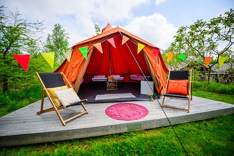 Stoere glampingtent - 2 tot 4 personen - 3