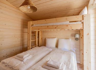 Houten lodge (5p) in mooie omgeving - 12