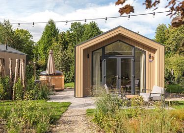 tiny house avec bain à remous sur la Veluwe
