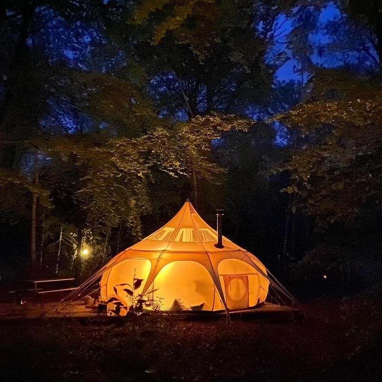 Sterren kijken vanuit je bed in deze glamping - 1