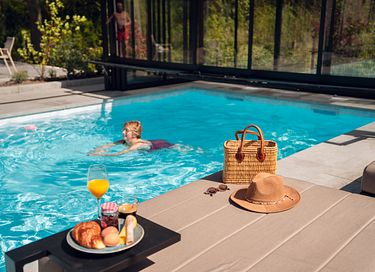 Luxuriöse Gruppenunterkunft mit privatem Innenpool - 4