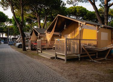 Glamping aan zee vlakbij Venetië in Italië - 66