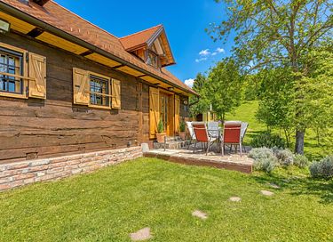 Wooden holiday home located on the space - 30