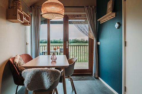 Luxe lodge in het weiland met privé hottub - 5