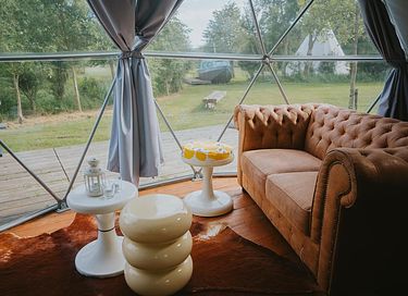 Luxe dome tent op leuke camping in Gelderland - 4