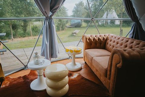 Luxe dome tent op leuke camping in Gelderland - 4