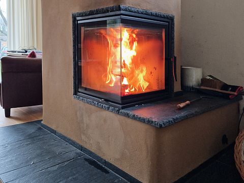 Houten natuurhuis met open haard in Duitsland - 5