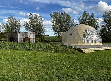 Glamping Dome mit privatem Whirlpool und Aussicht - 2
