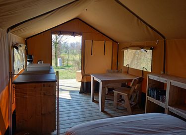 Luxe safaritent met zwemvijver - 14