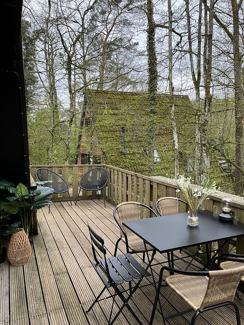 Luxe A-frame huisje in de Ardennen met terras - 2