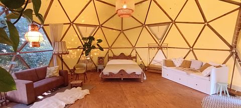 Overnachten in een unieke Dome aan het water - 4