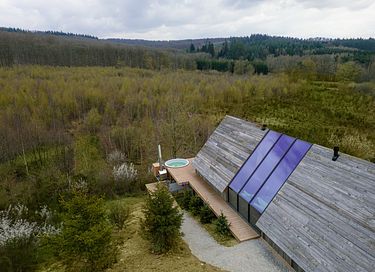 Wellness-Ferienhaus in den Ardennen mit Aussicht