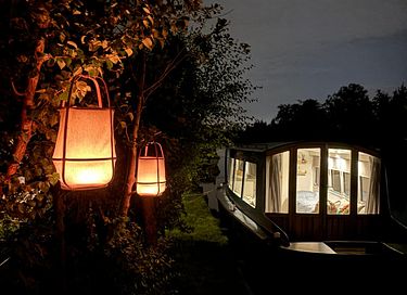Uniek privé-eiland met tiny house & salonboot - 24