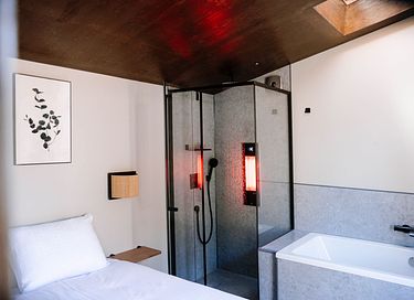 Romantische cabin met wellness - 19