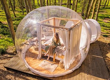 Tente bulle avec jacuzzi privé près d'Amsterdam