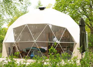 Glamping Kuppelzelt auf einem Campingplatz in Drenthe - 1