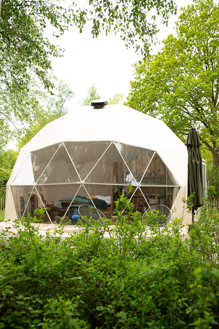 Glamping Kuppelzelt auf einem Campingplatz in Drenthe - 1